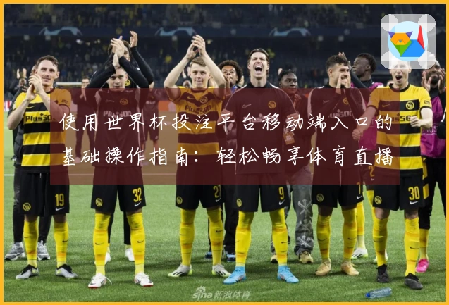 使用世界杯投注平台移动端入口的基础操作指南：轻松畅享体育直播体验