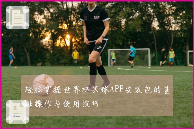 轻松掌握世界杯买球APP安装包的基础操作与使用技巧